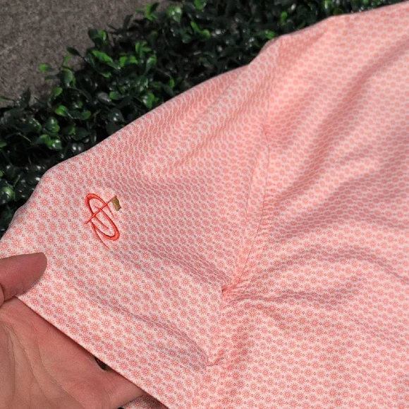 johnnie-O Coral Polo Shirt - Picture 4 of 5